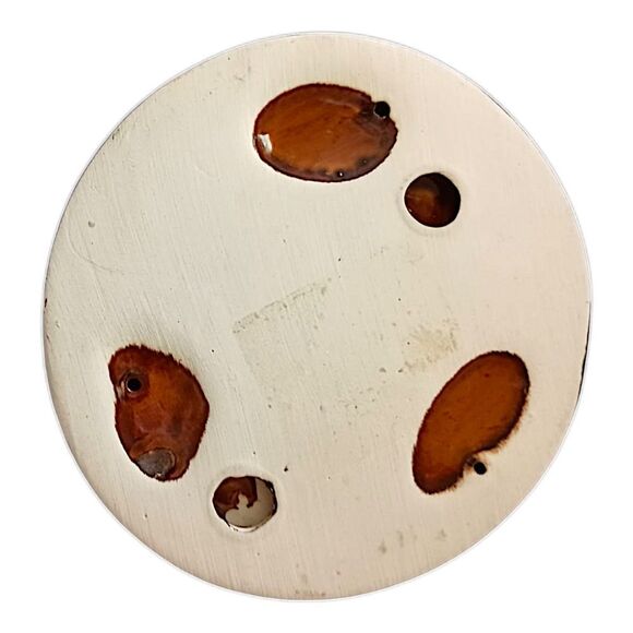 Cardinal Ceramic Candle Holder Trio Circle Tea Light Votive Christmas Winter - Picture 4 of 16